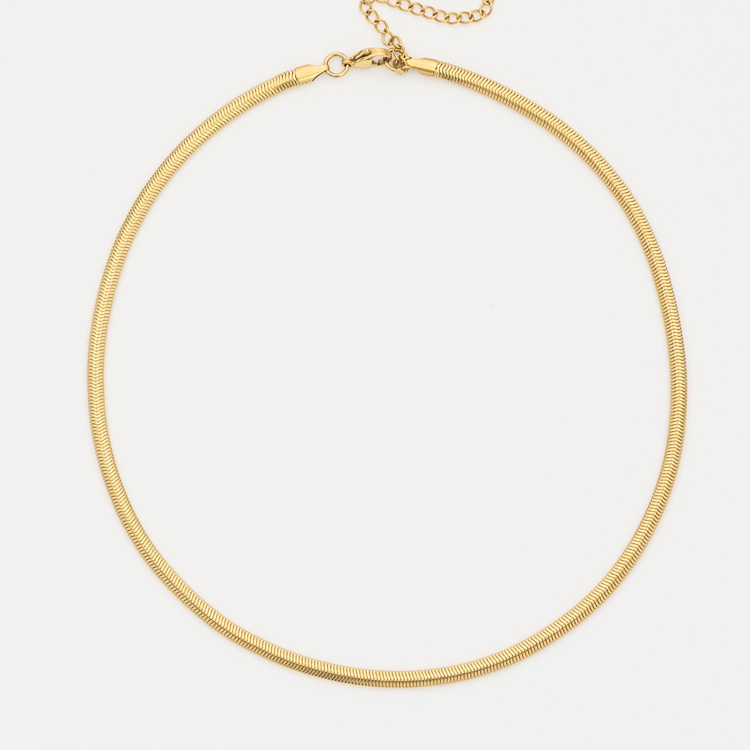 Matte Herringbone Necklace