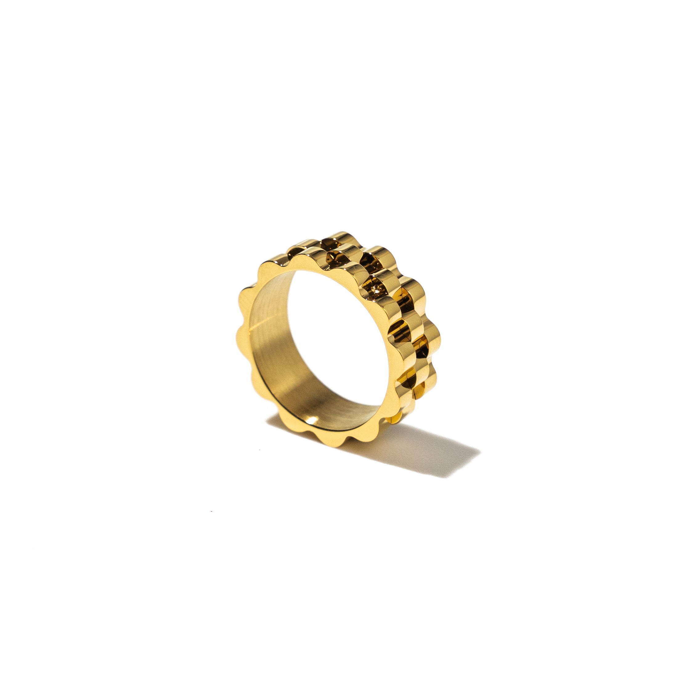 Waterproof Gold Statement Watch Ring