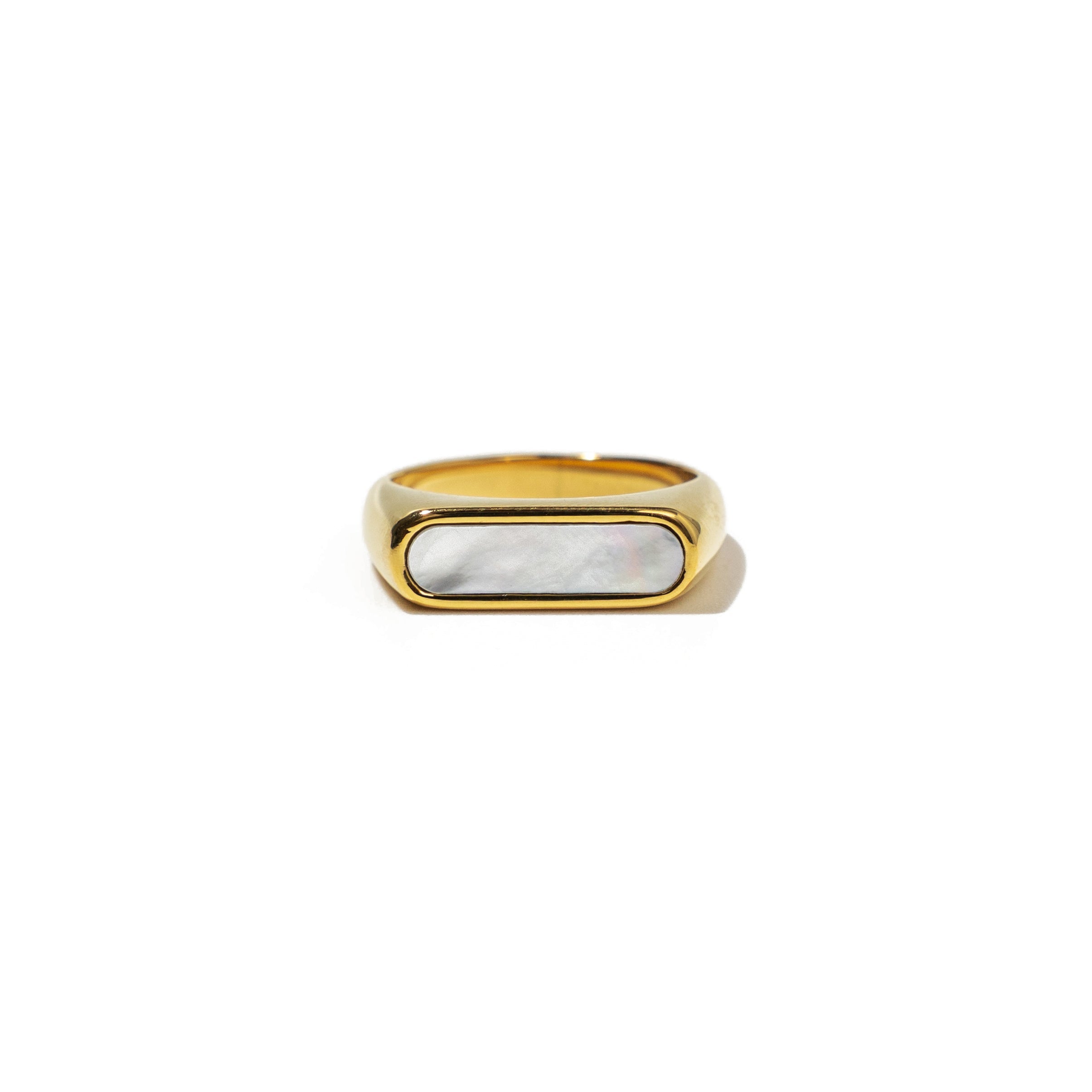 Waterproof Gold Shell Ring Bar
