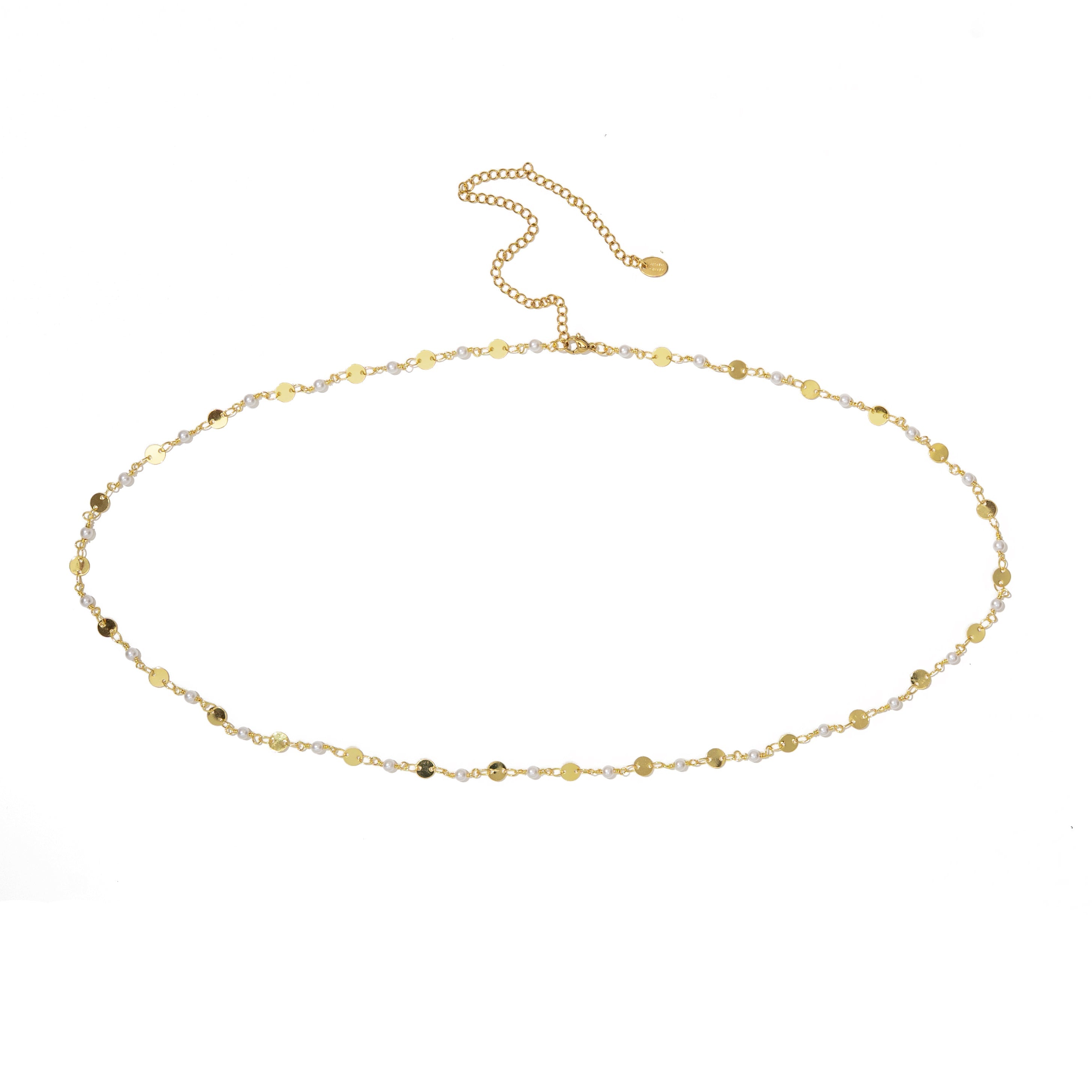 Water resistant Pearl Belly Chain