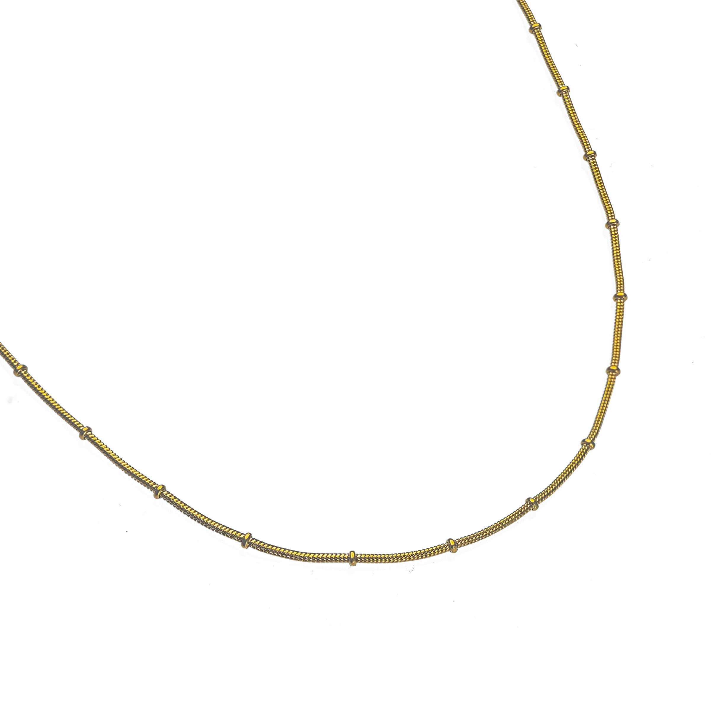 Waterproof Gold Rope Satellite Chain