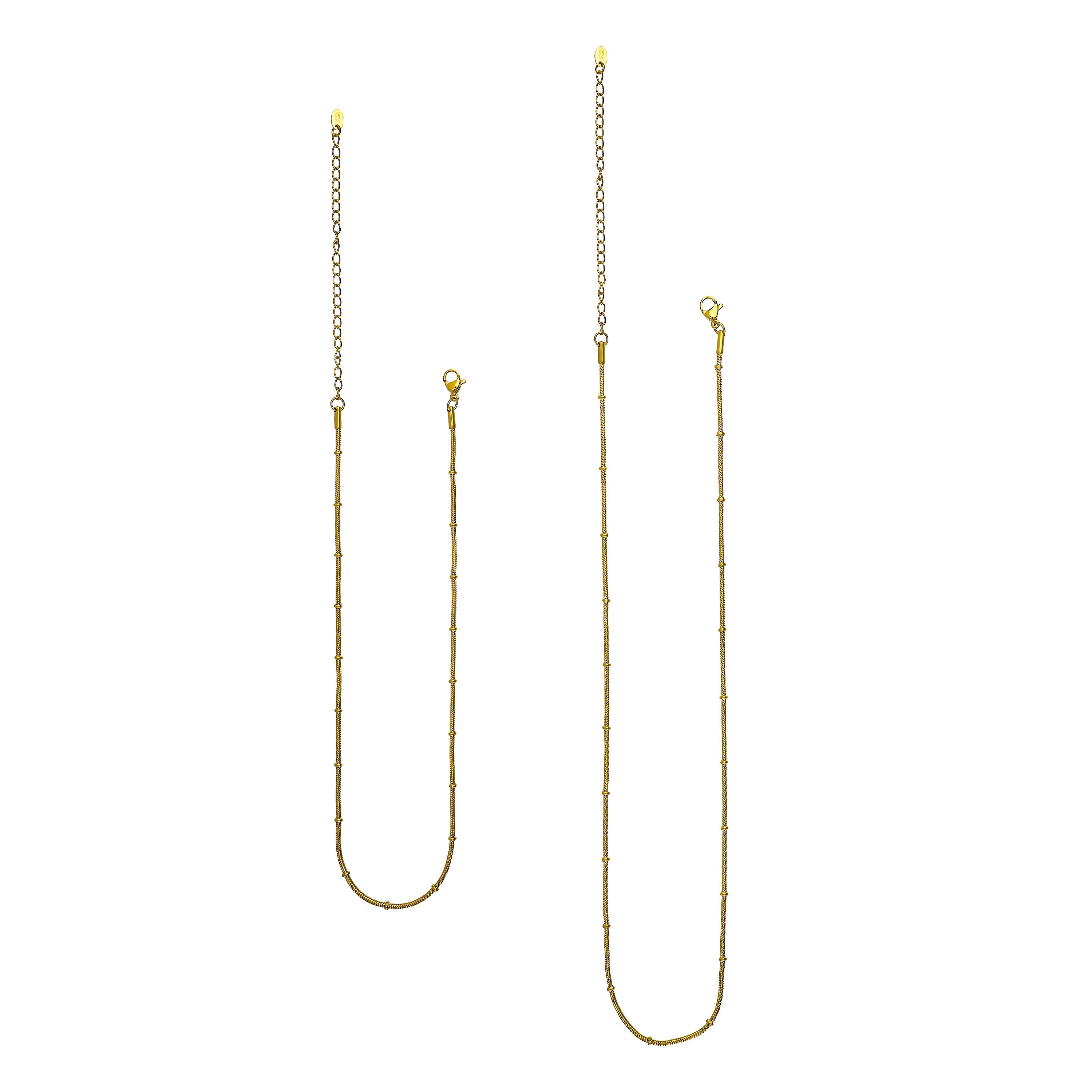 Waterproof Gold Rope Satellite Chain