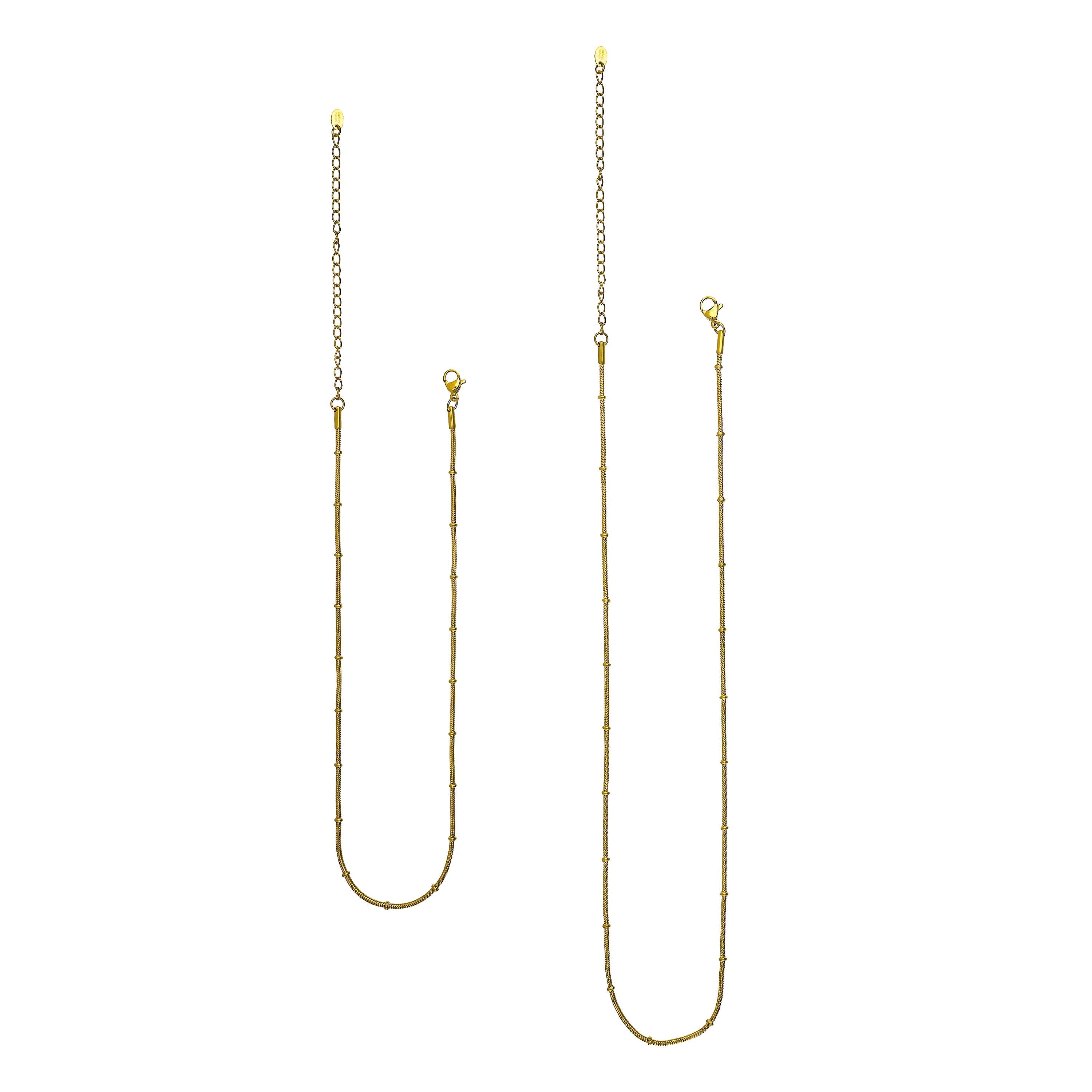 Waterproof Gold Rope Satellite Chain