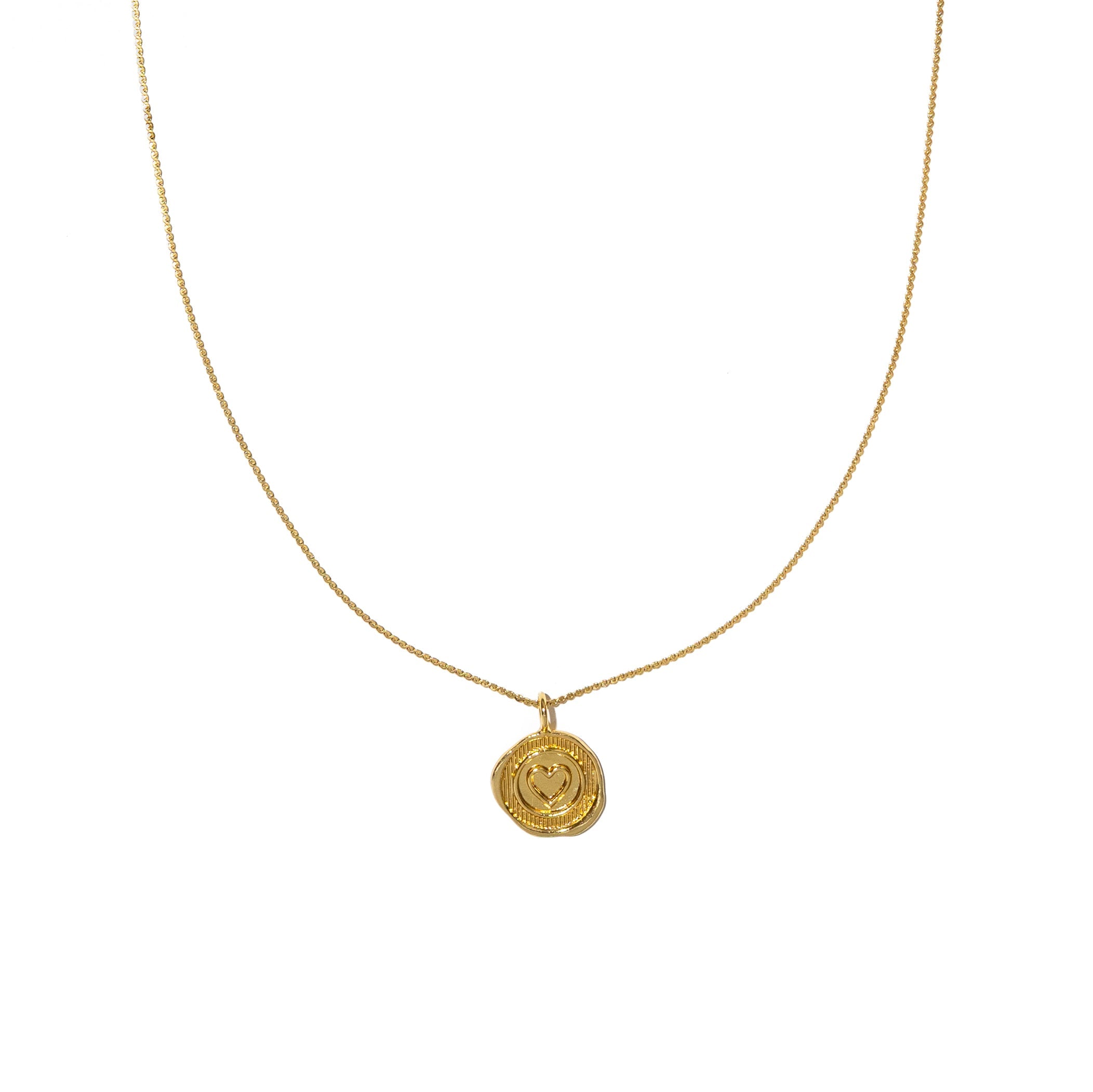 24K Gold Sealed with Love Medallion
