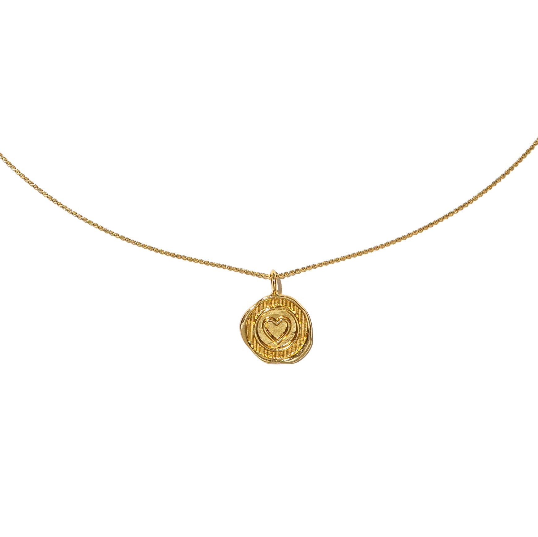 24K Gold Sealed with Love Medallion