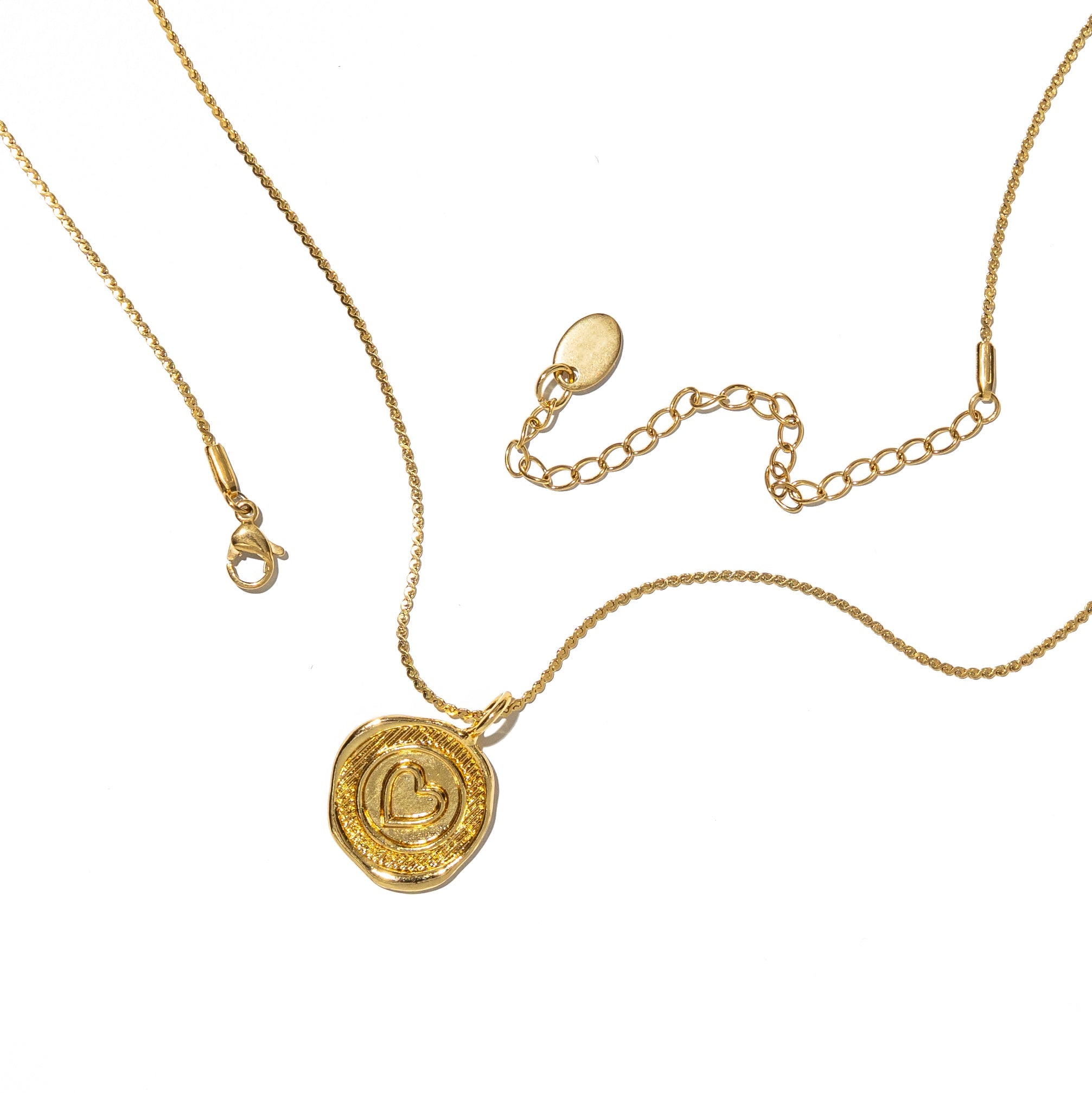 24K Gold Sealed with Love Medallion