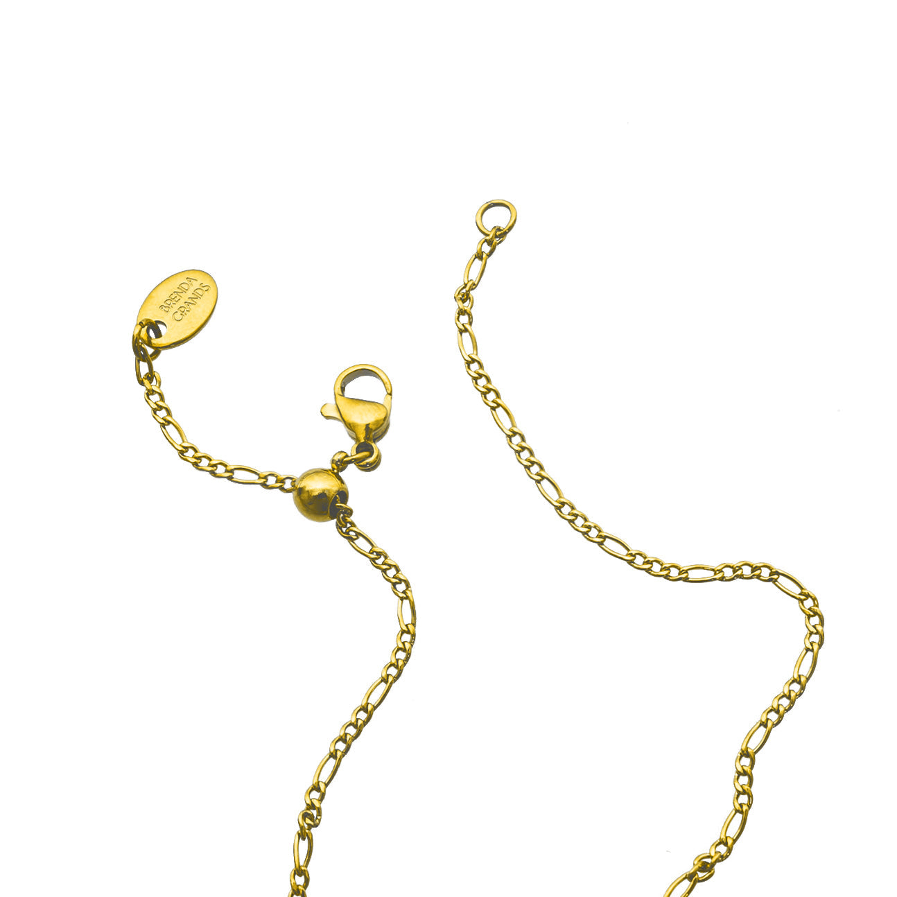 Waterproof Gold Diamond Mom Bar Necklace