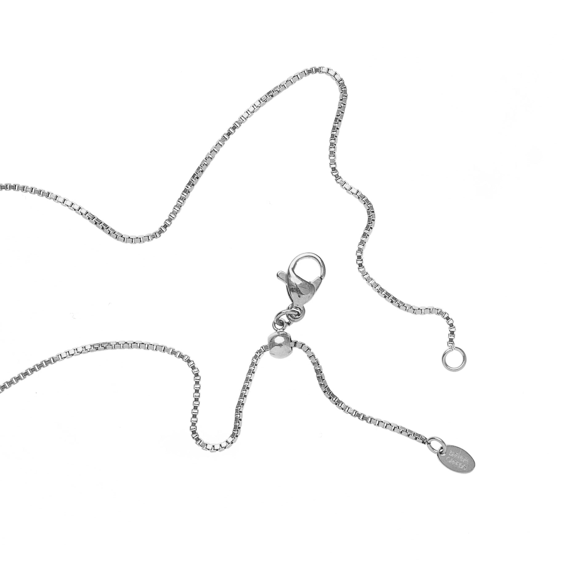 Waterproof Dainty Two-Tone Puffy Heart Necklace