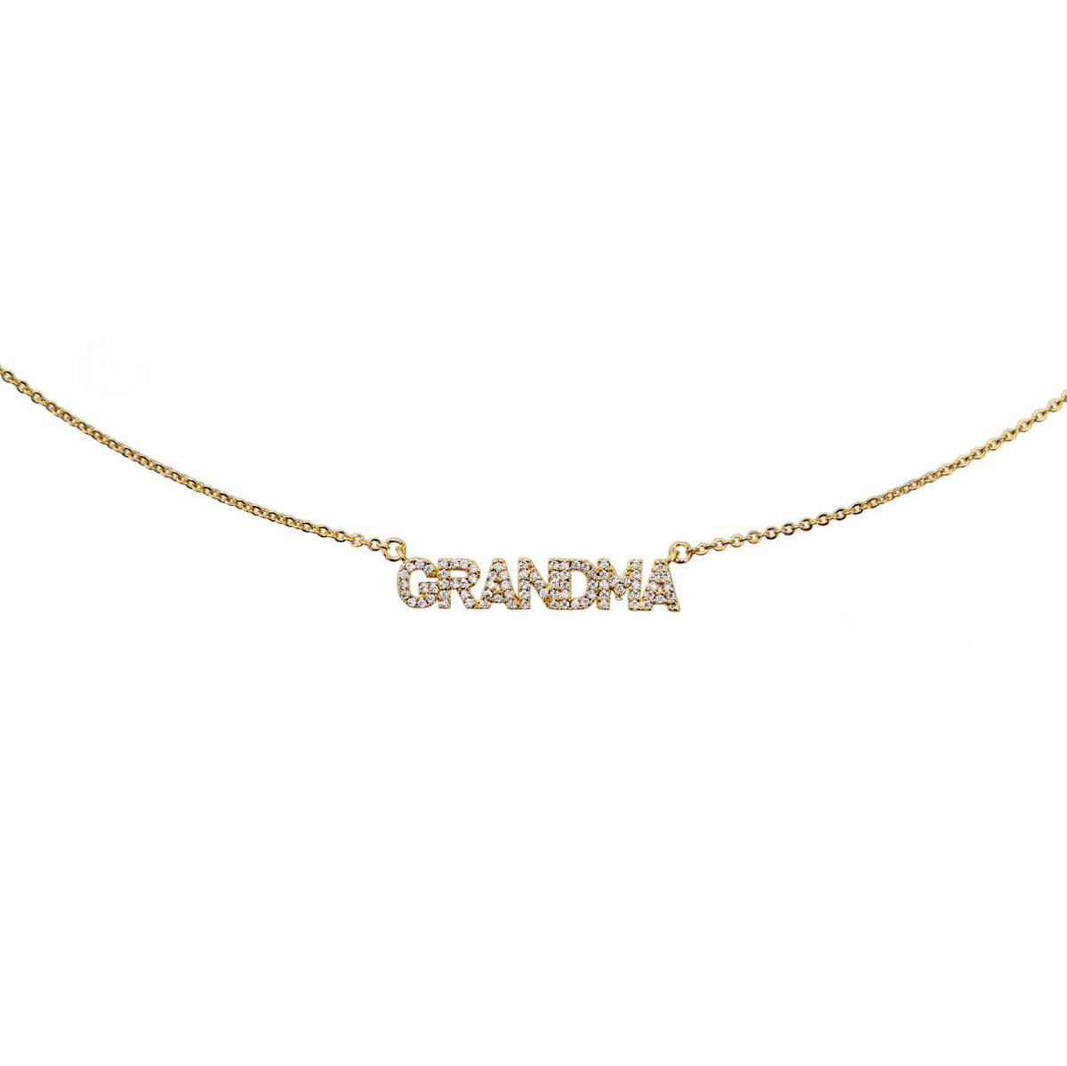 18K Gold Grandma Necklace