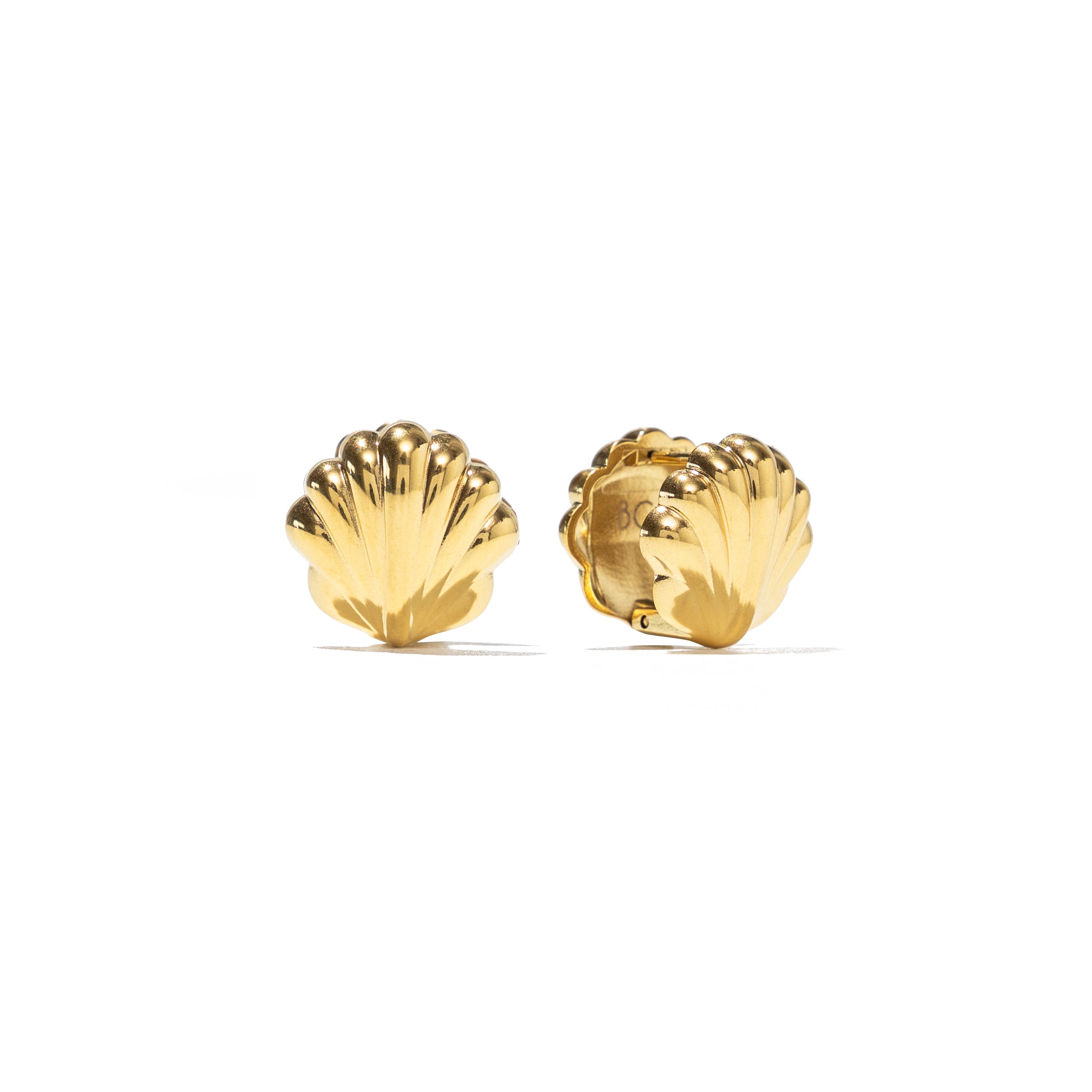 Waterproof Double Shell Earrings