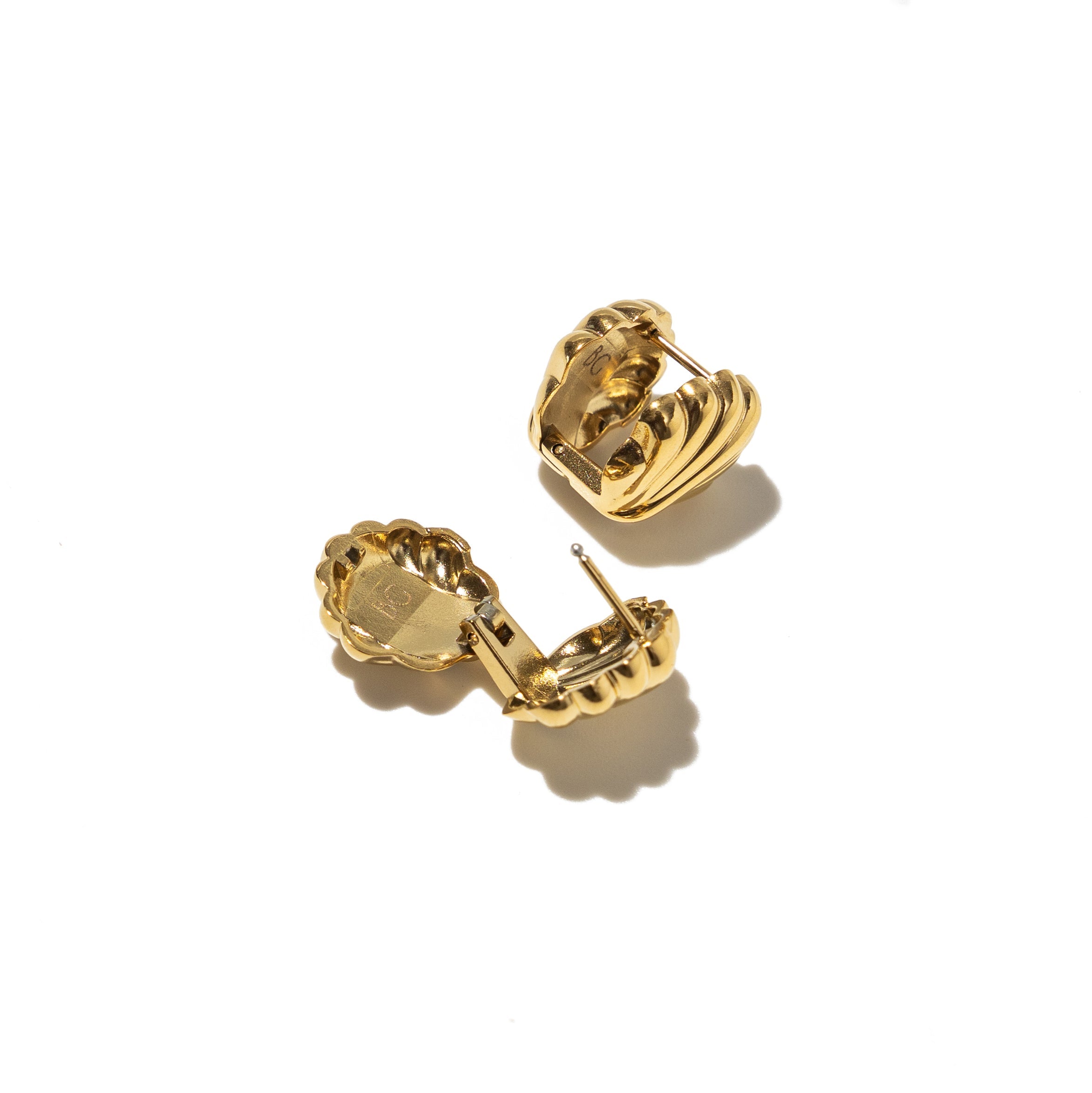 Waterproof Double Shell Earrings