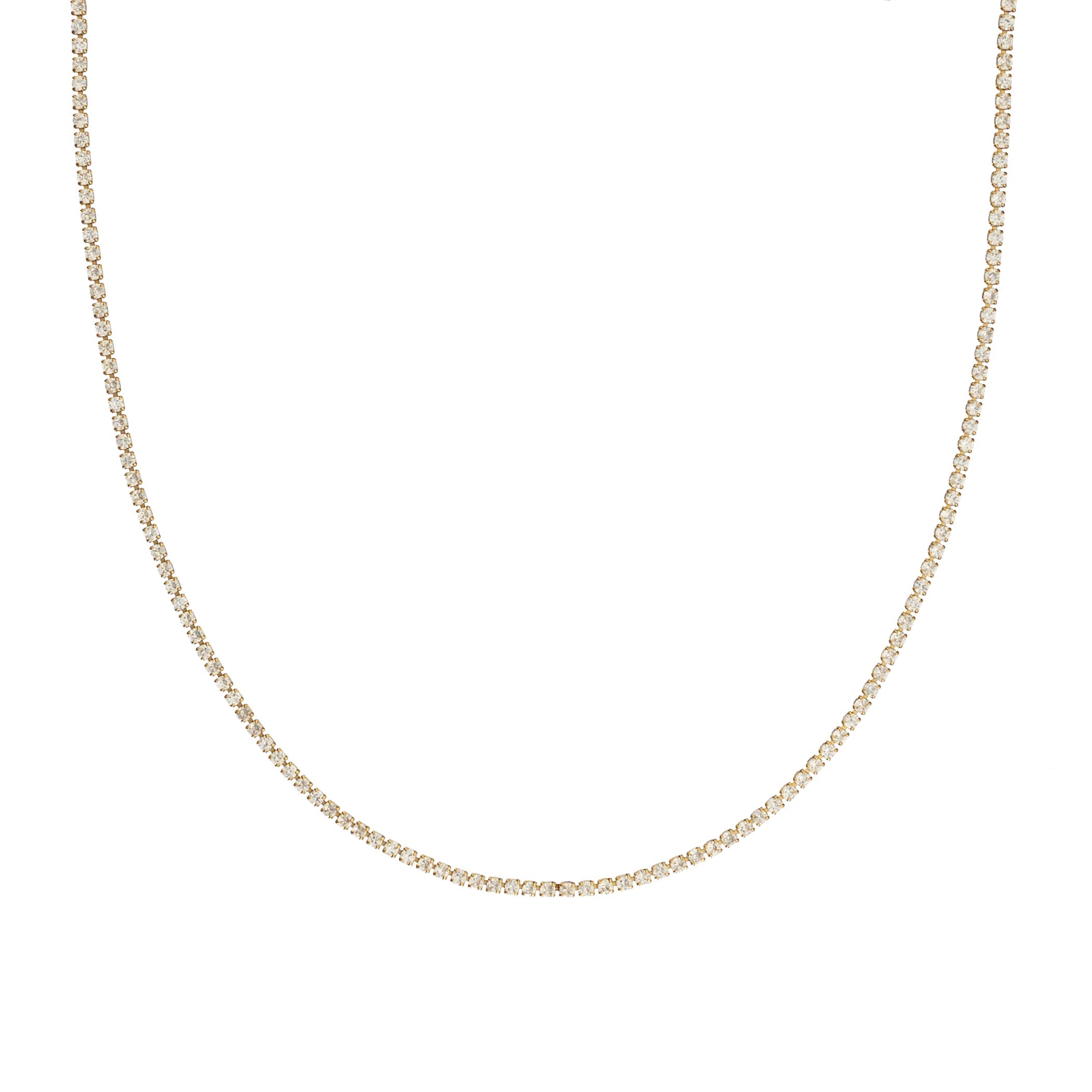 18K Gold Tennis Choker