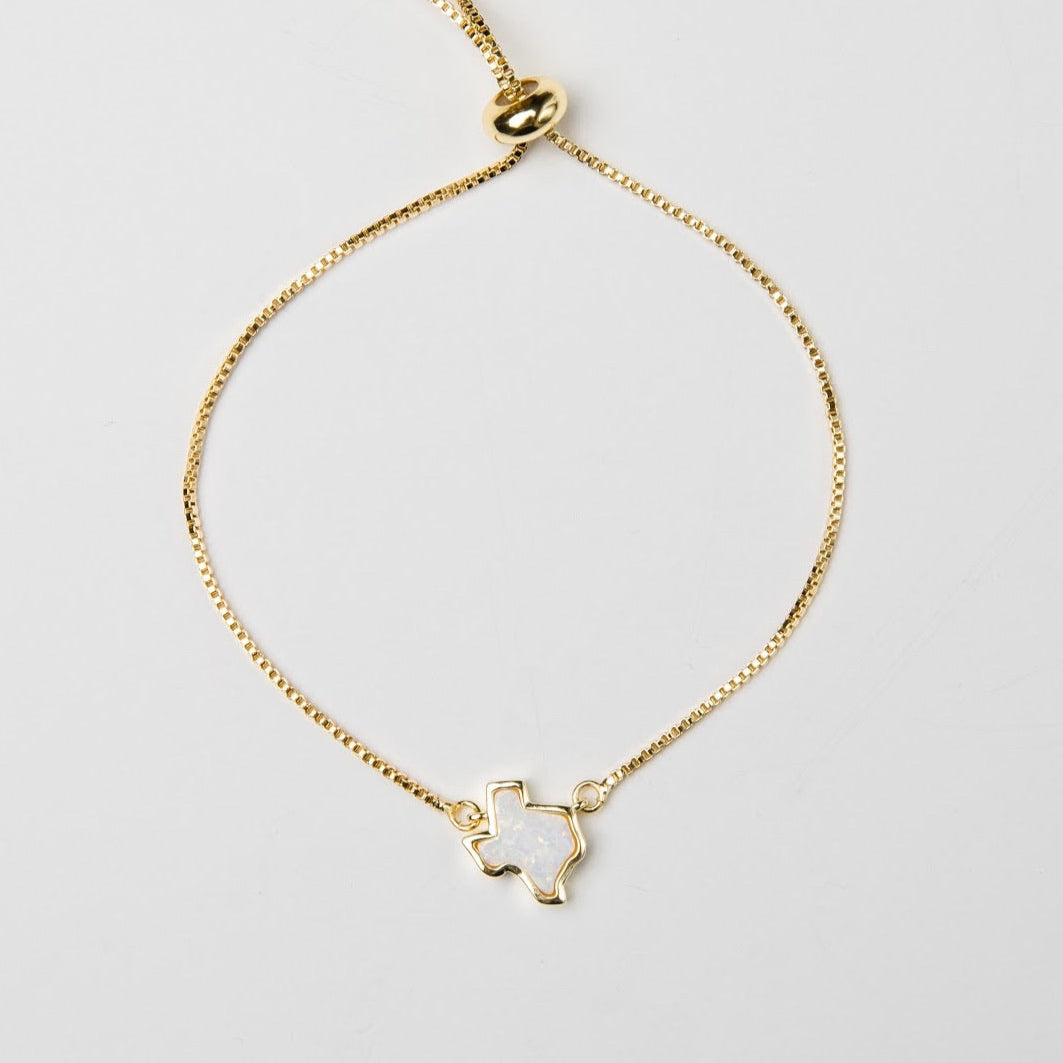 18K Gold Opal Texas Bracelet