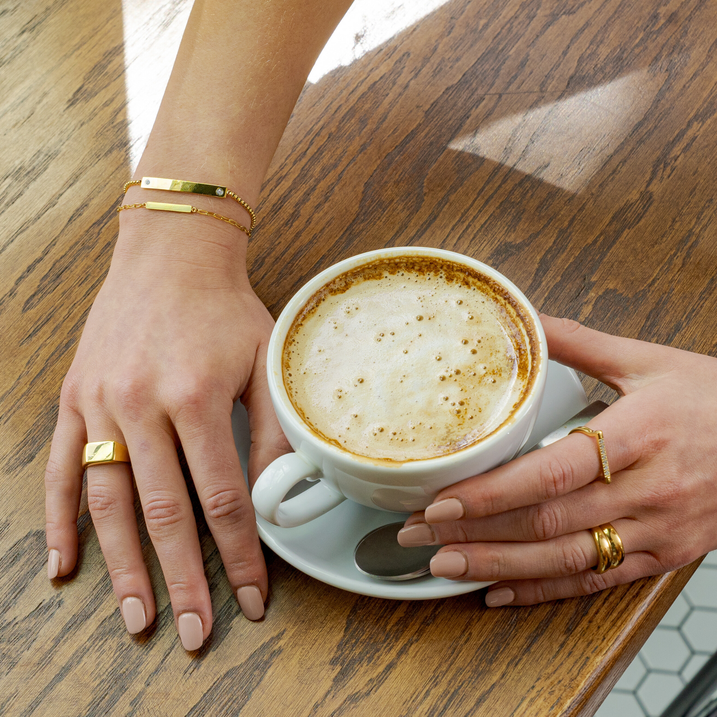 Diamond Bar Bracelet