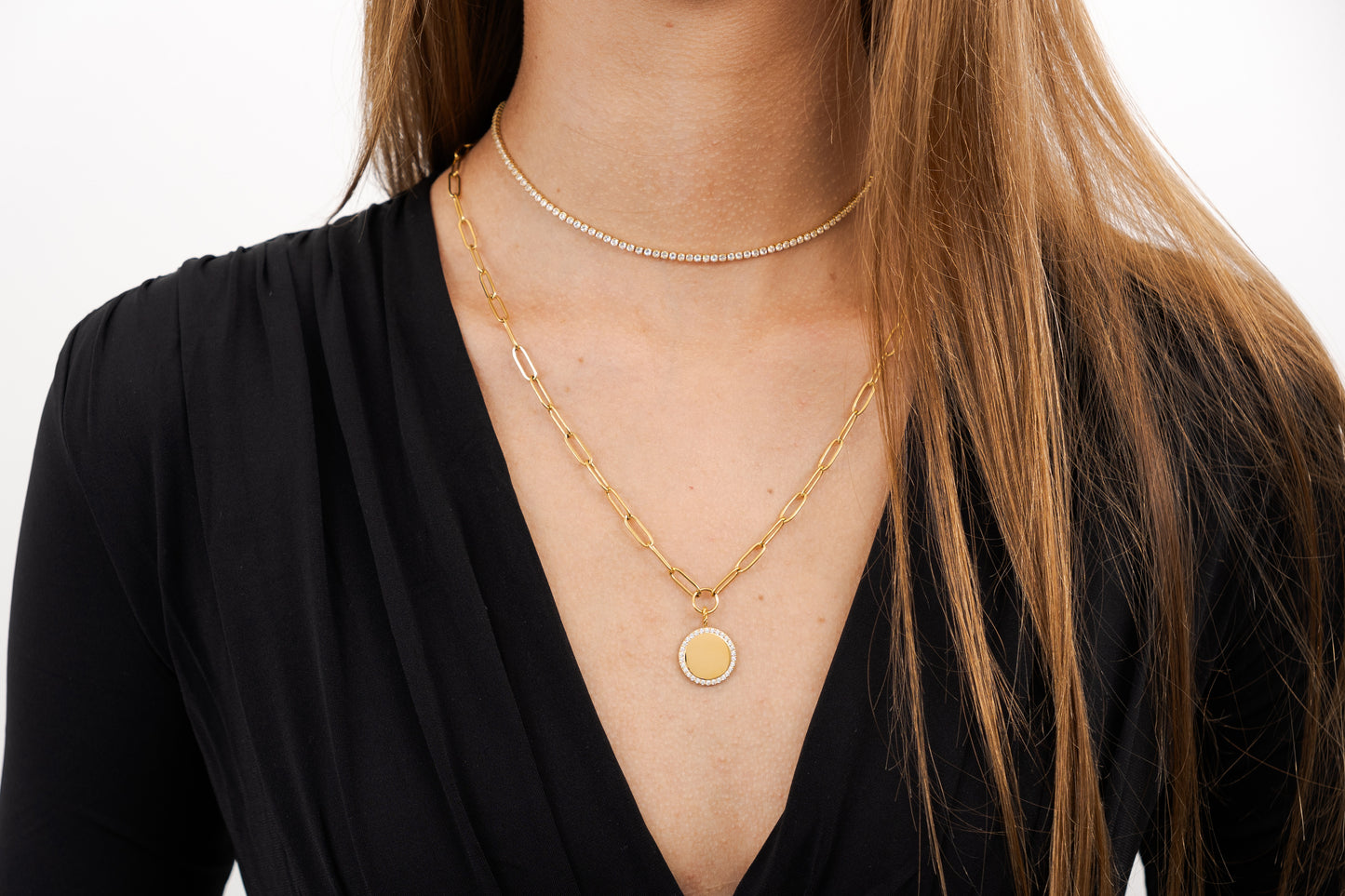 Paperclip Coin Necklace