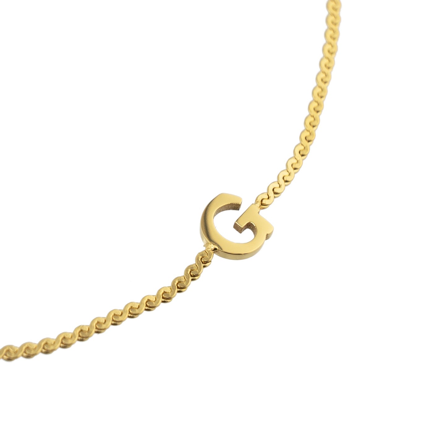 Dainty Love Initial Bracelet