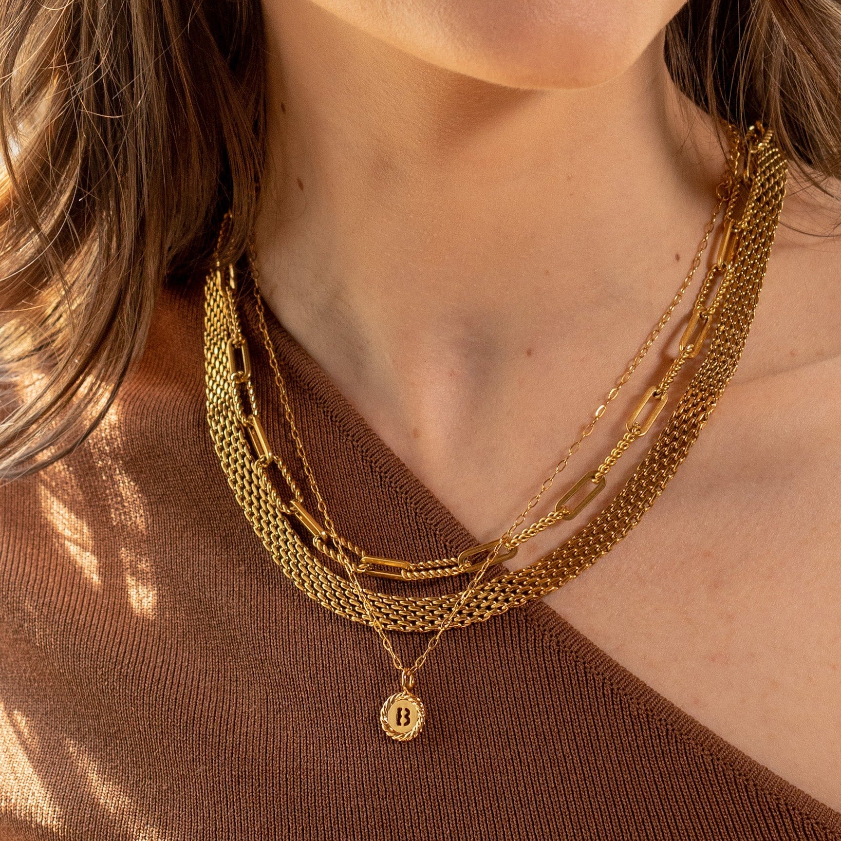 Twisted Links Necklace