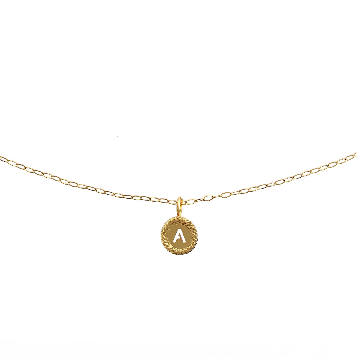 Waterproof Sealed with Love Initial Necklace