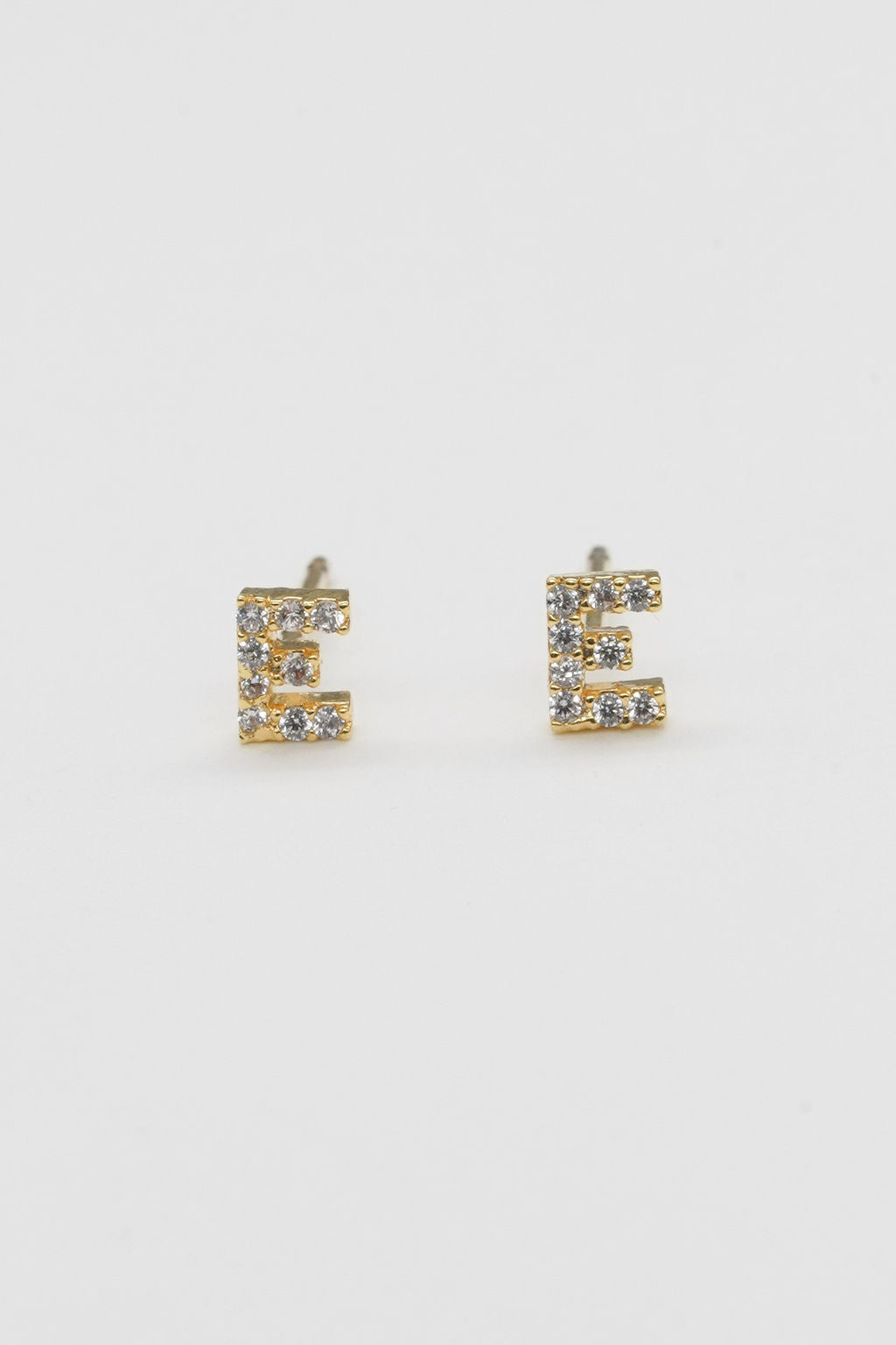 Shiny Initial Studs