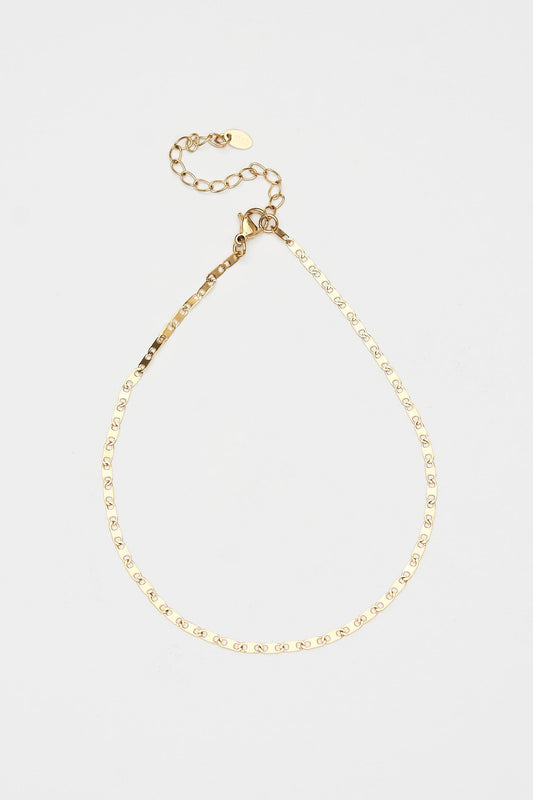 Waterproof Dainty Gold Anklet