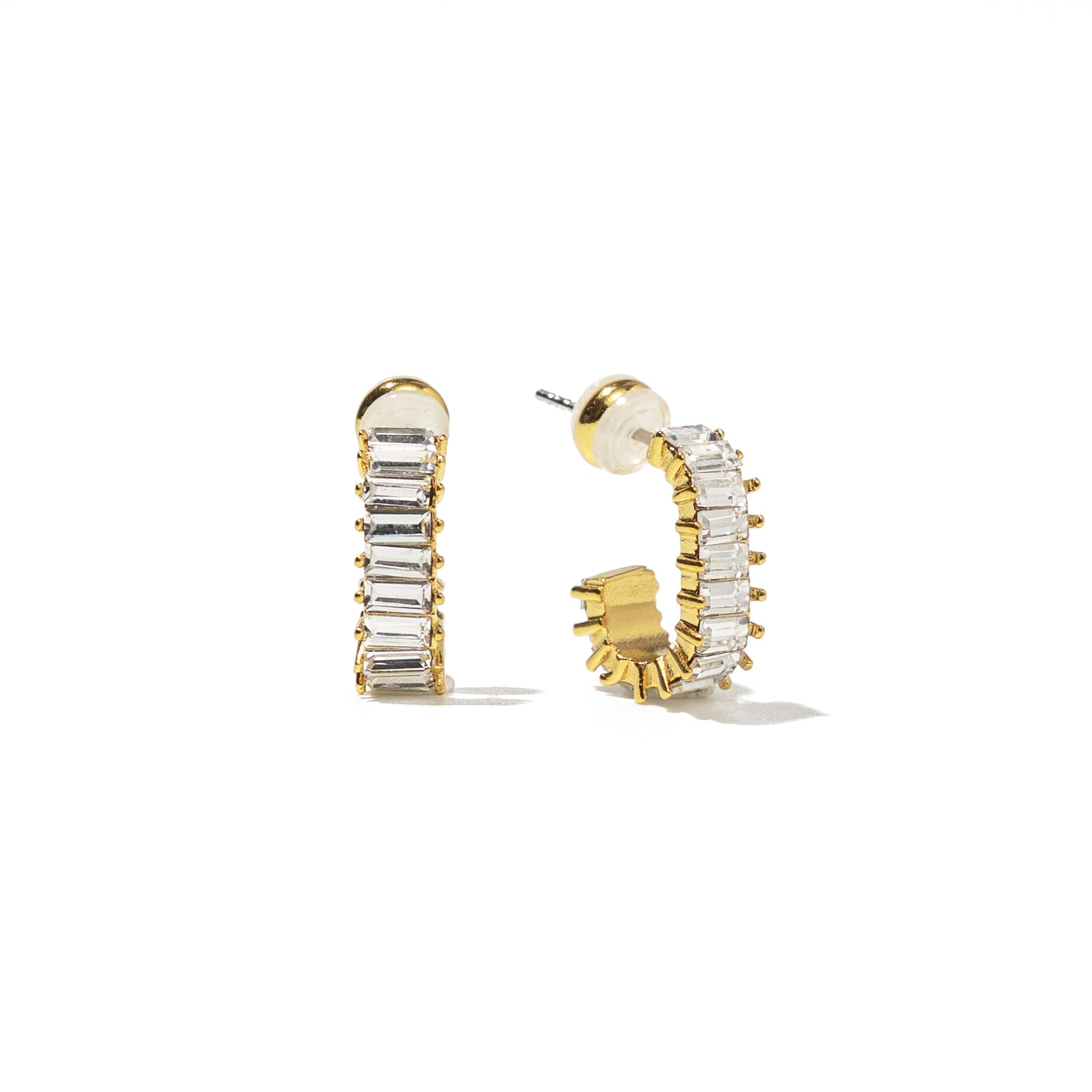 Squared Diamond Hoops