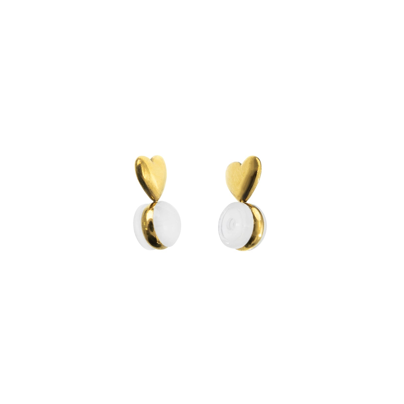 Heart Lifter Backings, Gold – Designed for Effortless Lobe Support and Comfort