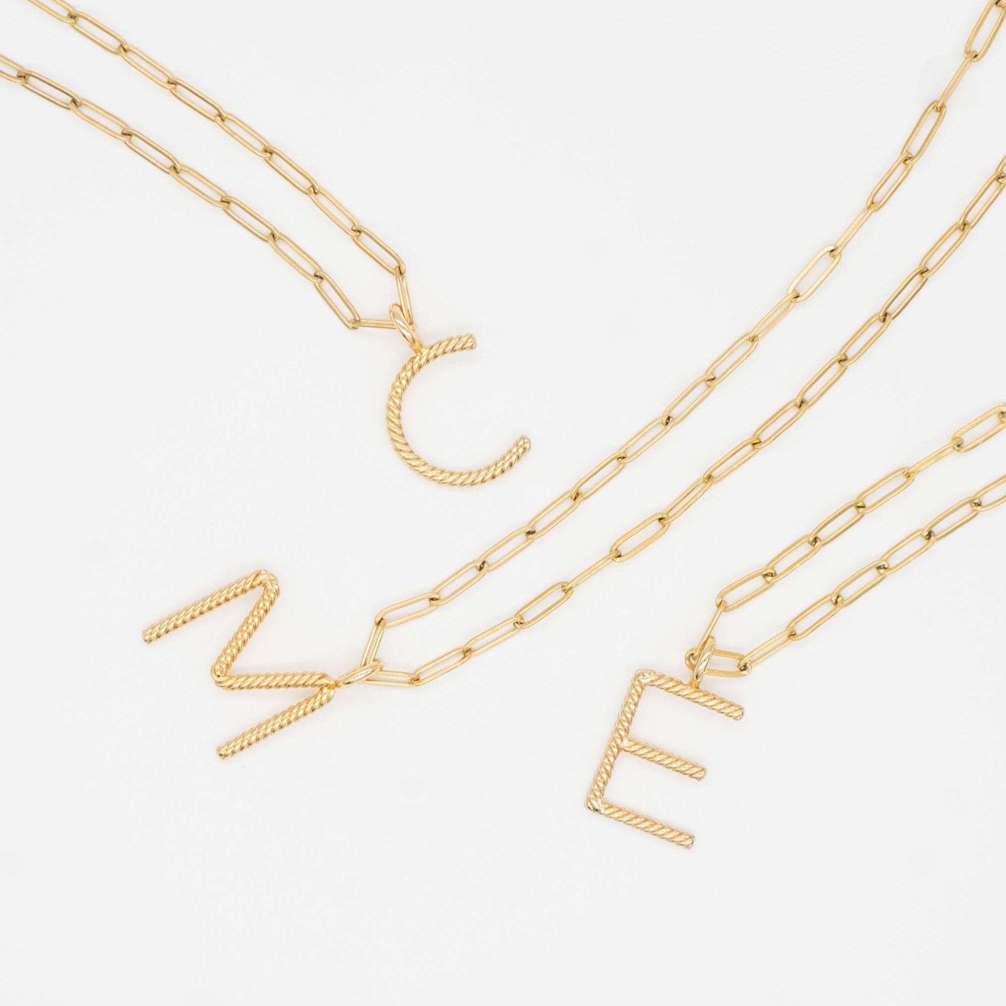 Aspen Initial Square Link SET X 16