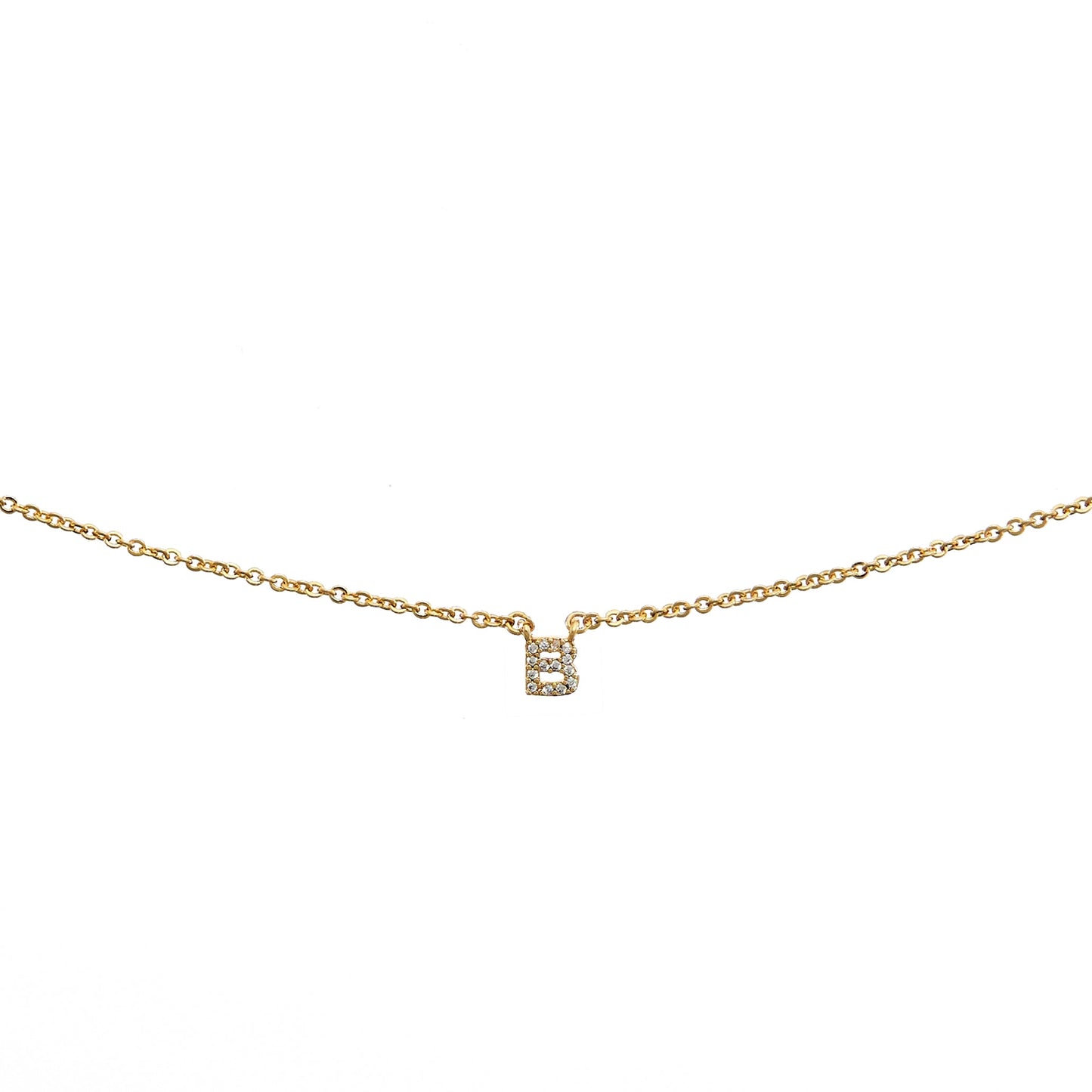 Shiny Initial Necklace