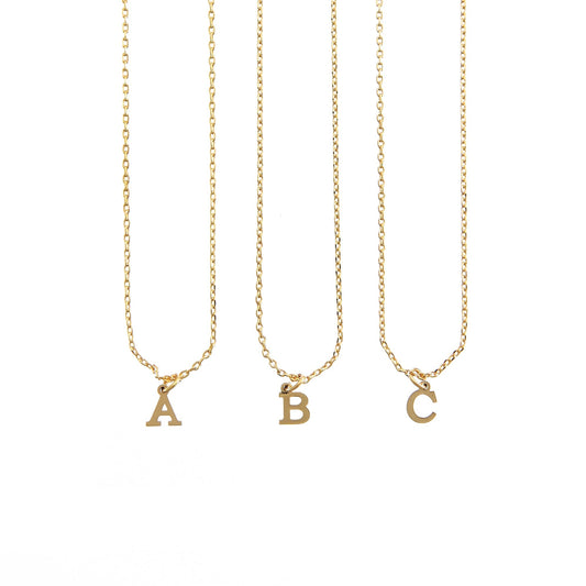 Waterproof Dainty Love Initial Necklace