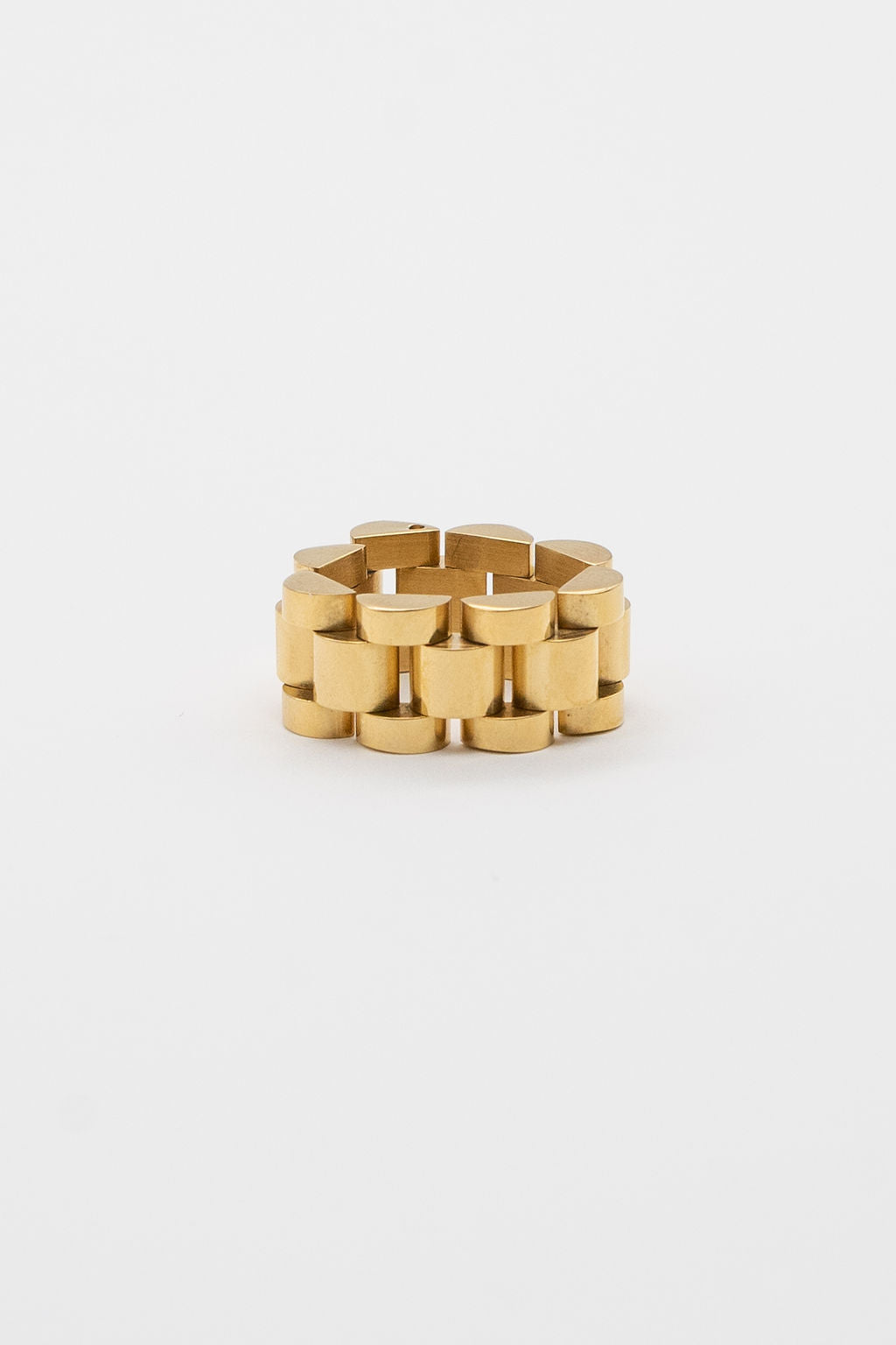 Gold Watch Band Ring