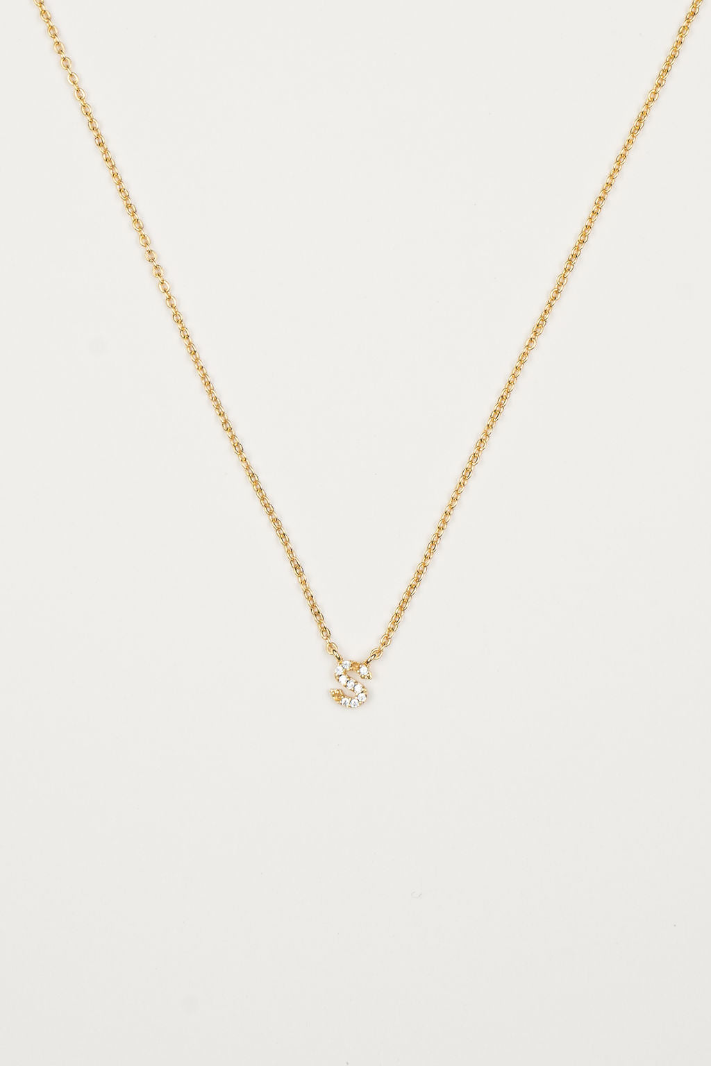 Shiny Initial Necklace