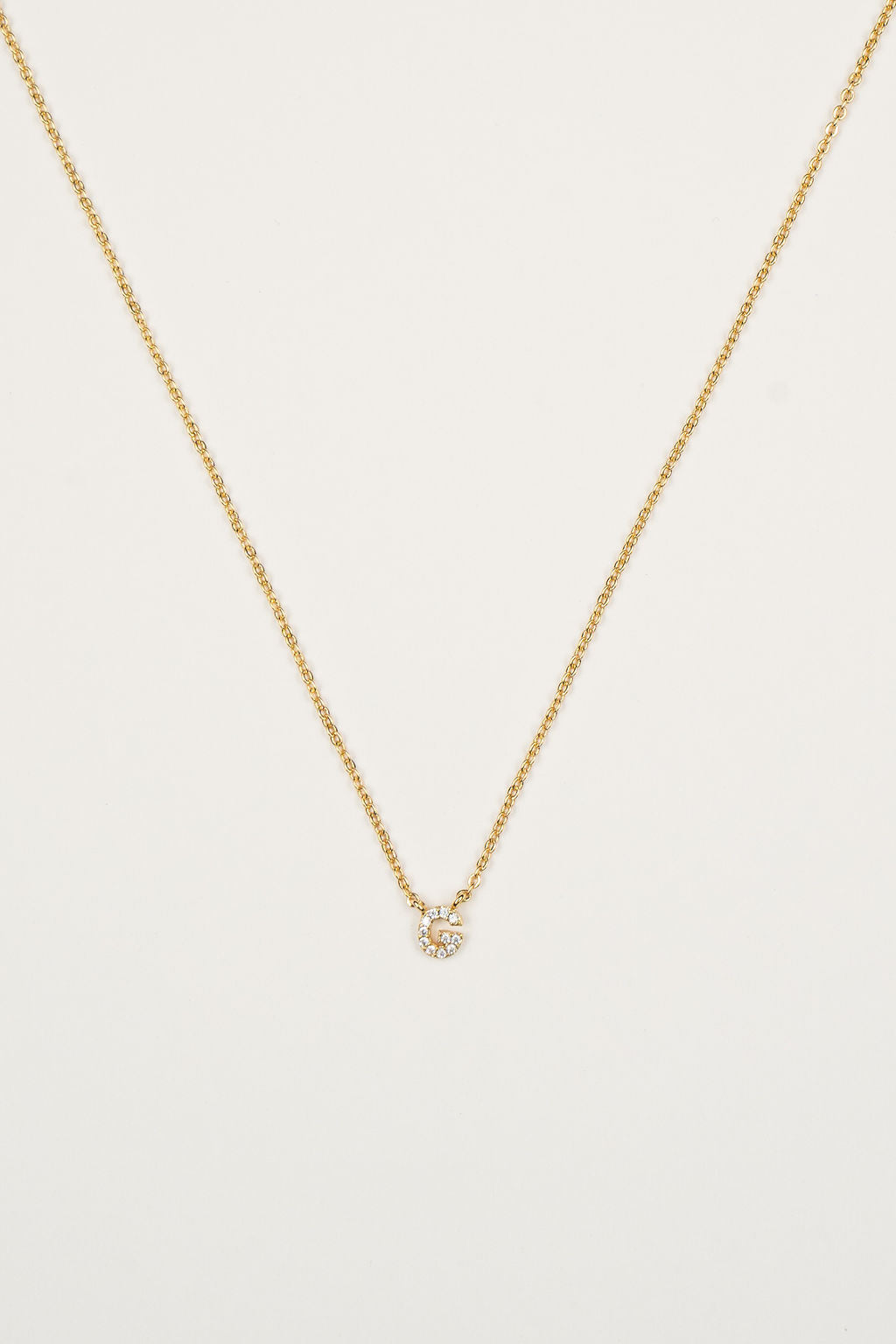 Shiny Initial Necklace