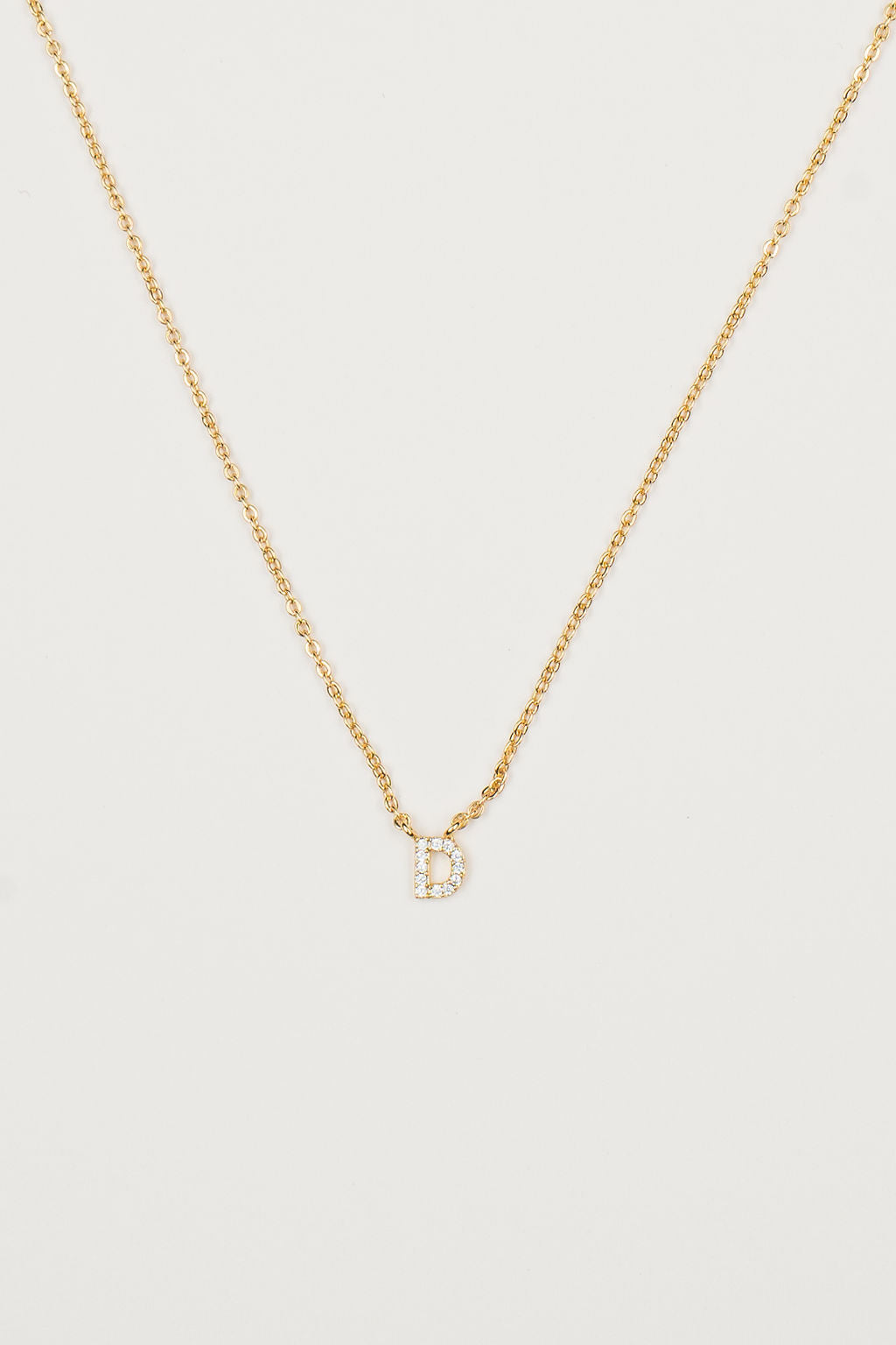 Shiny Initial Necklace